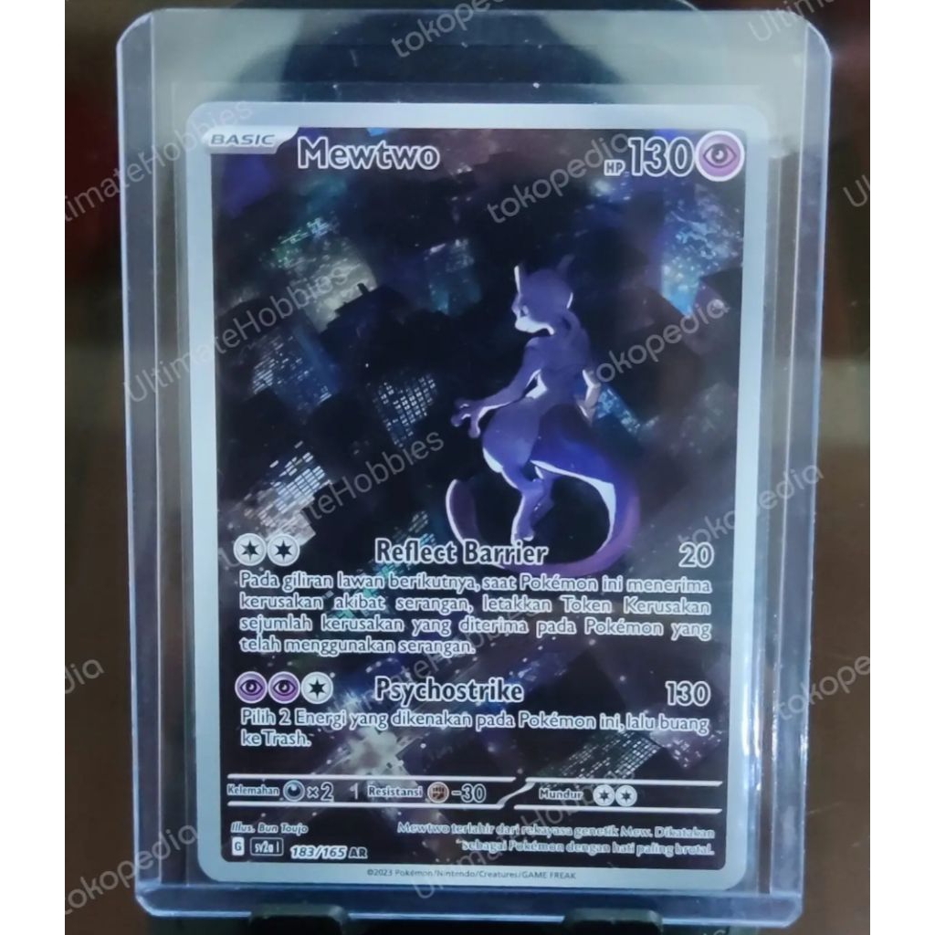 MEWTWO AR 151 - Pokemon Card TCG Indo