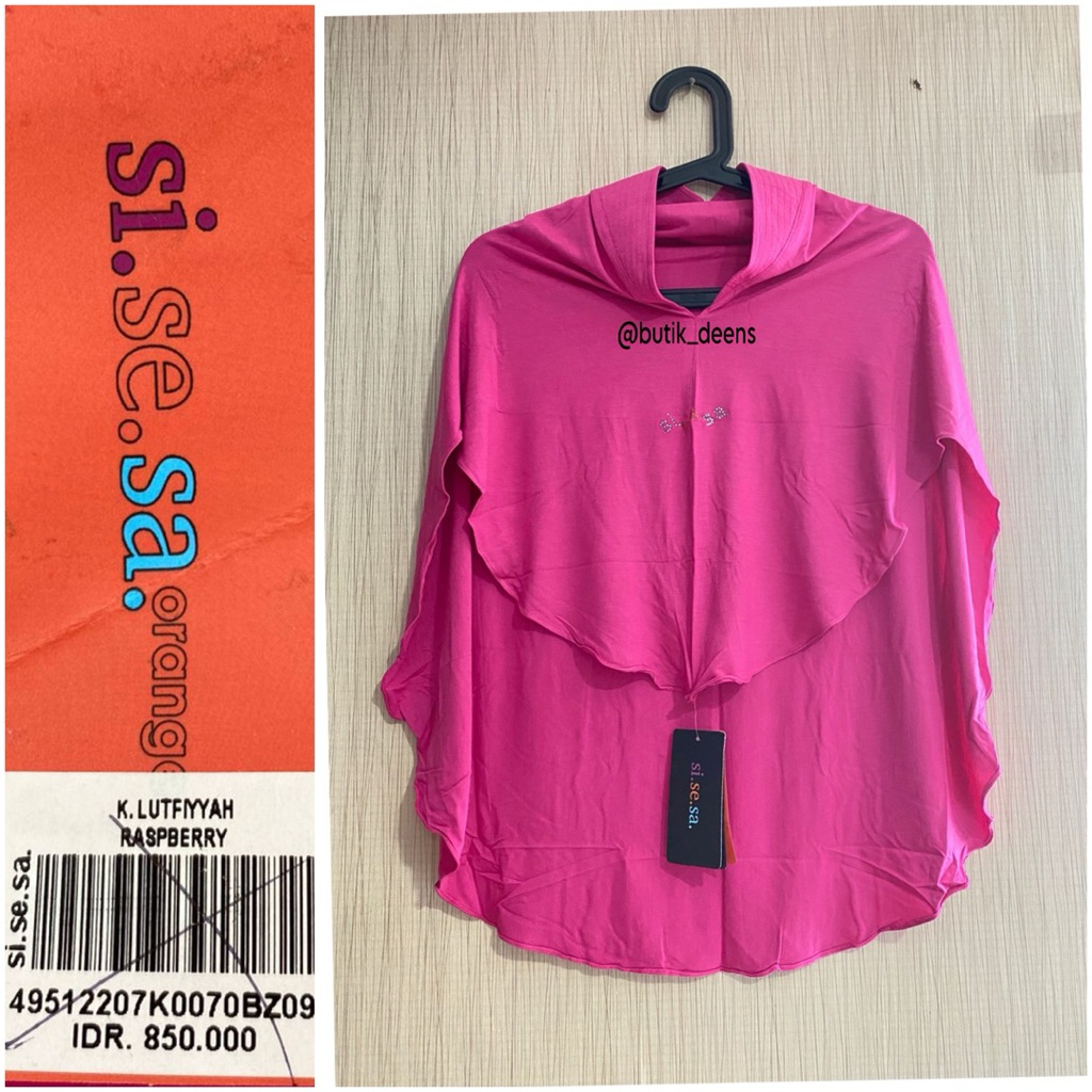 sisesa khimar short pink