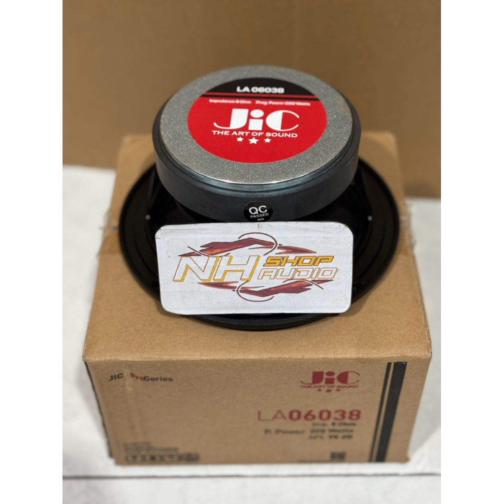 Speaker JIC LA 06038 LA06038 Original 6 inchi 200 Watt Middle VC 1,5 in Speaker Jic 6in LA06038 La 0