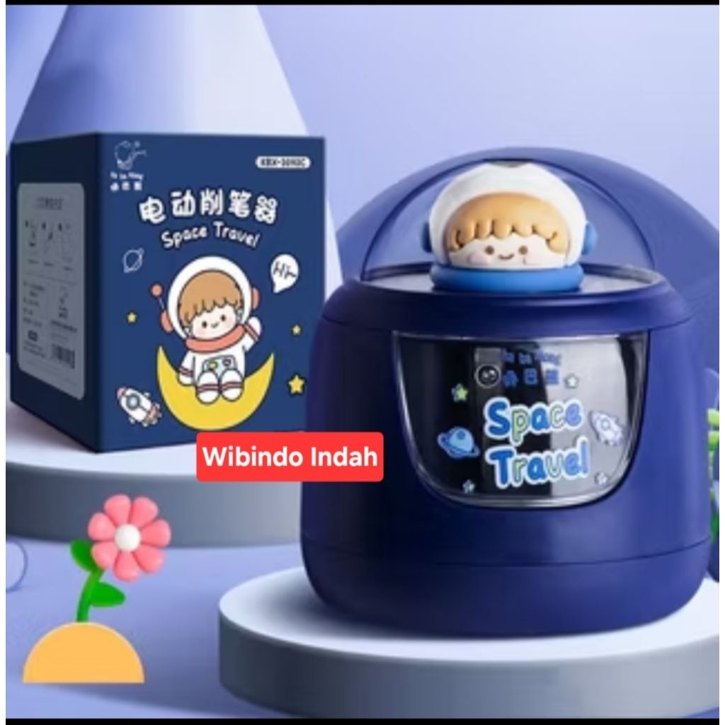 Rautan pensil elektrik / serutan pensil putar otomatis import