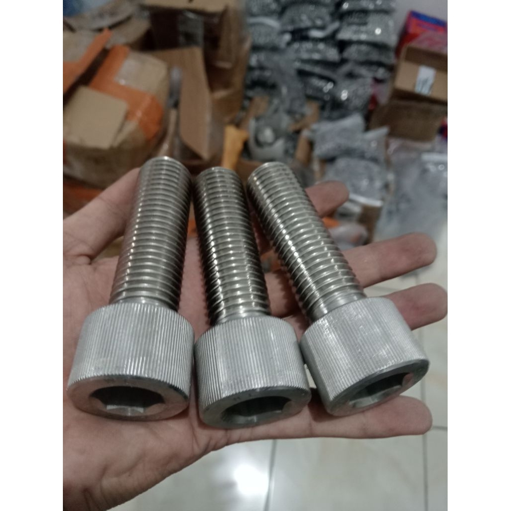 baut L stainless M16X35 M16X40 M16X60 M20X60 M20X70 M20X80 M24X55 M24X80 baut L stainless sus 304