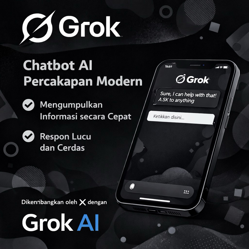 Supergrok GROK AI PRIVATE New Version Grok 4  Tinggi Ori Resmi GARANSI TOP