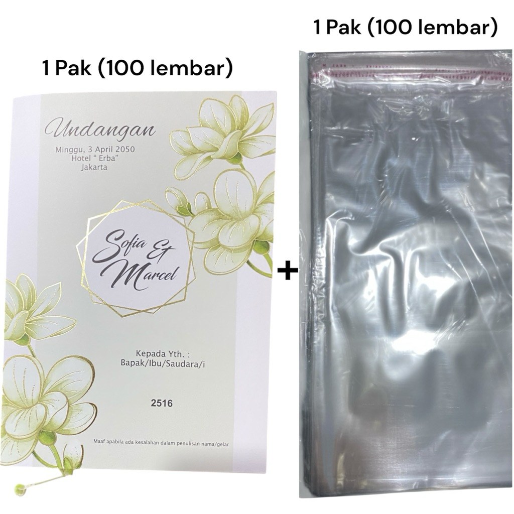 1 Pak Blangko Erba 2516 + 1 Pak Plastik (Gratis File Setting)
