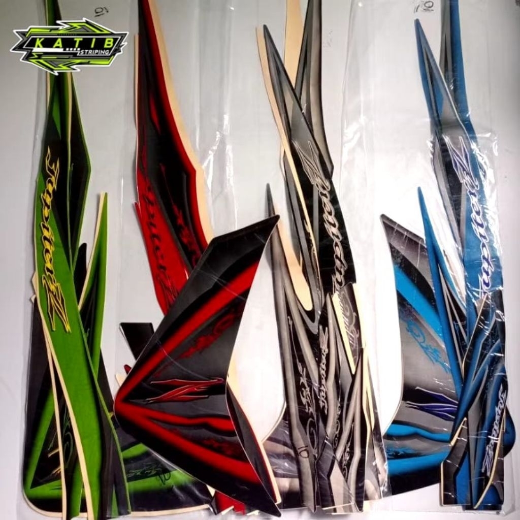 STRIPING YAMAHA JUPITER Z 2010 ORIGINAL LOOK LENGKAP FULLSET-STIKER JUPITER Z 2010 FULL BODY