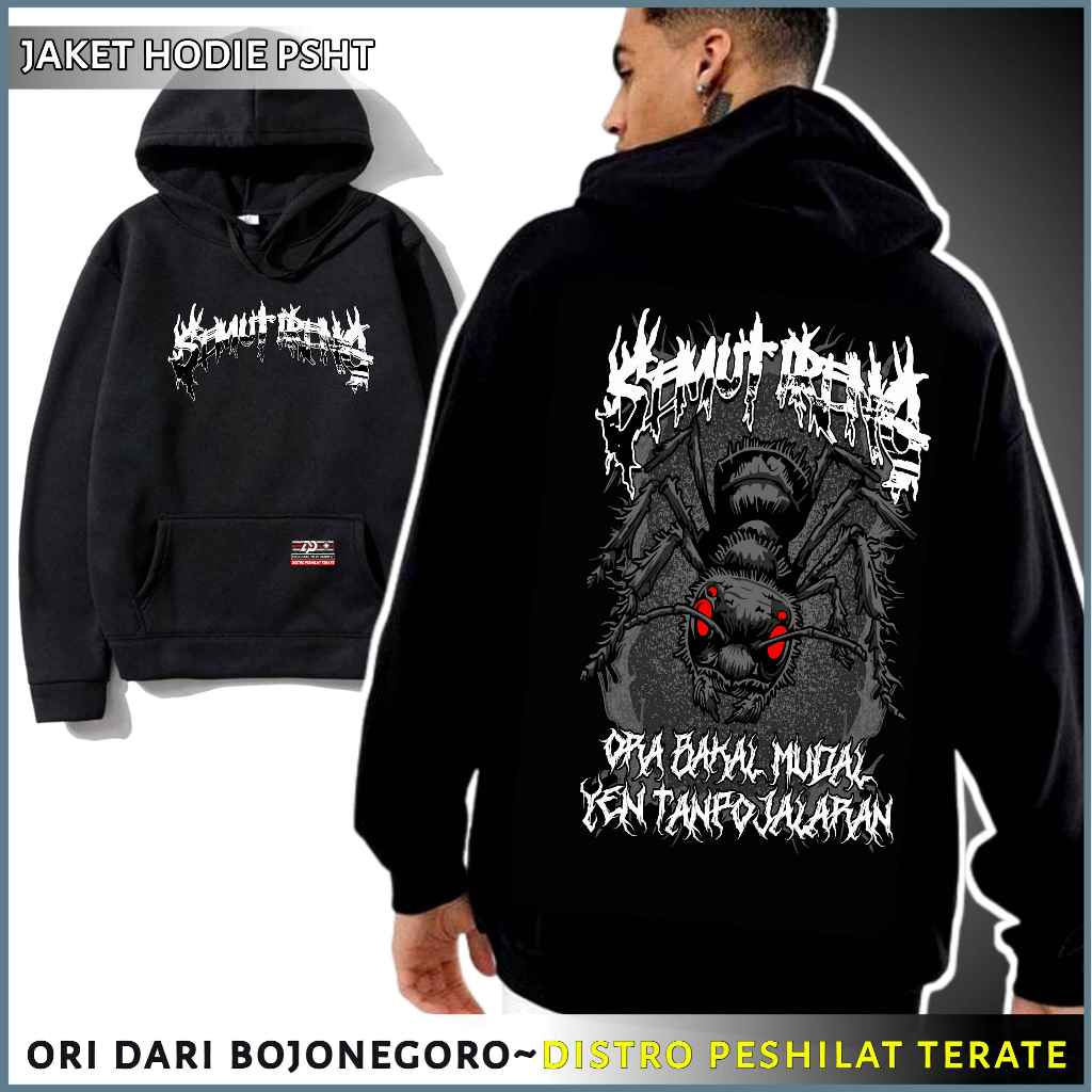 HOODIE PSHT SEMUT IRENG TERATE NEW PREMIUM  (SH-1)