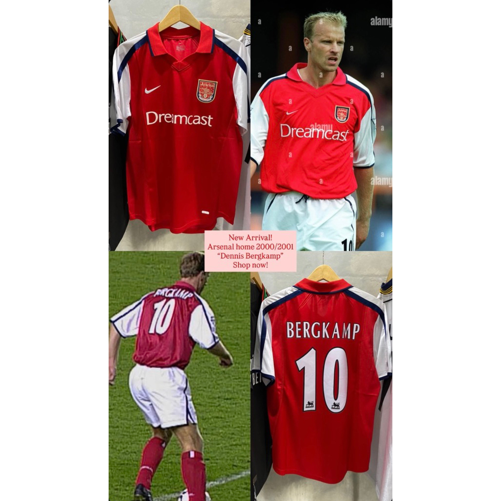 Arsenal home 2000/2001 nns Bergkamp