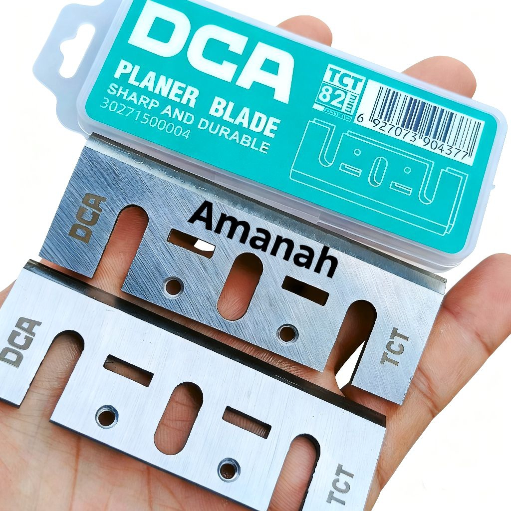Mata pisau planer blade tct pasah kayu baja 7 mm DCA
