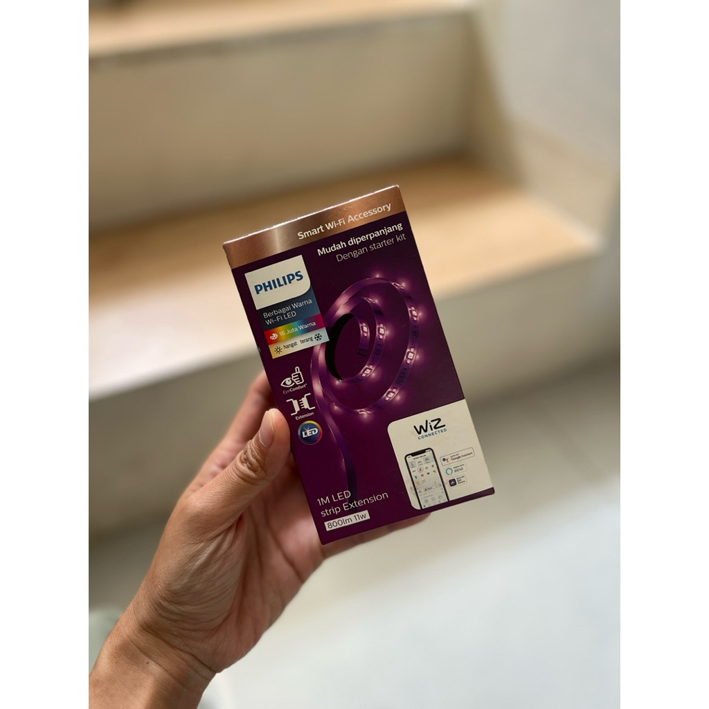lampu Philips 1m led strip extension