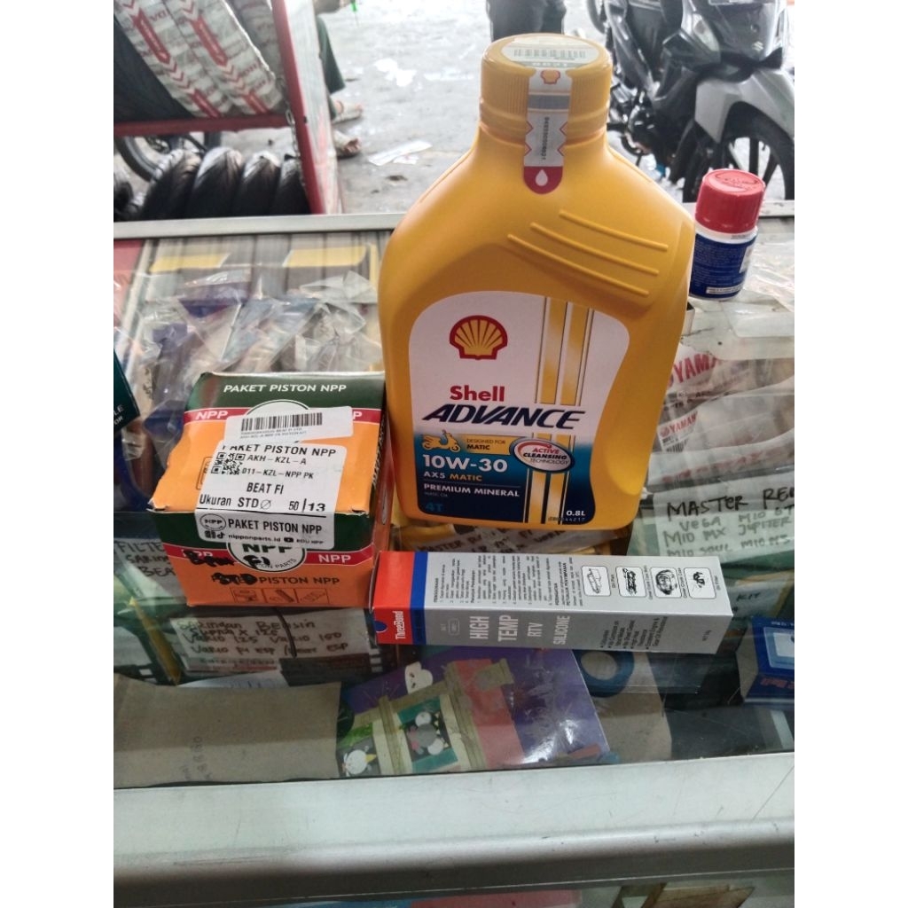 piston kit beat fi lem oli Shell matic