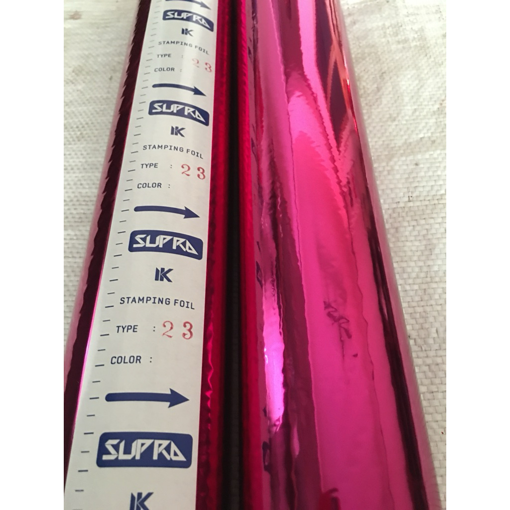 HOT STAMPING FOIL / HOT PRINT MERAH MUDA / PINK