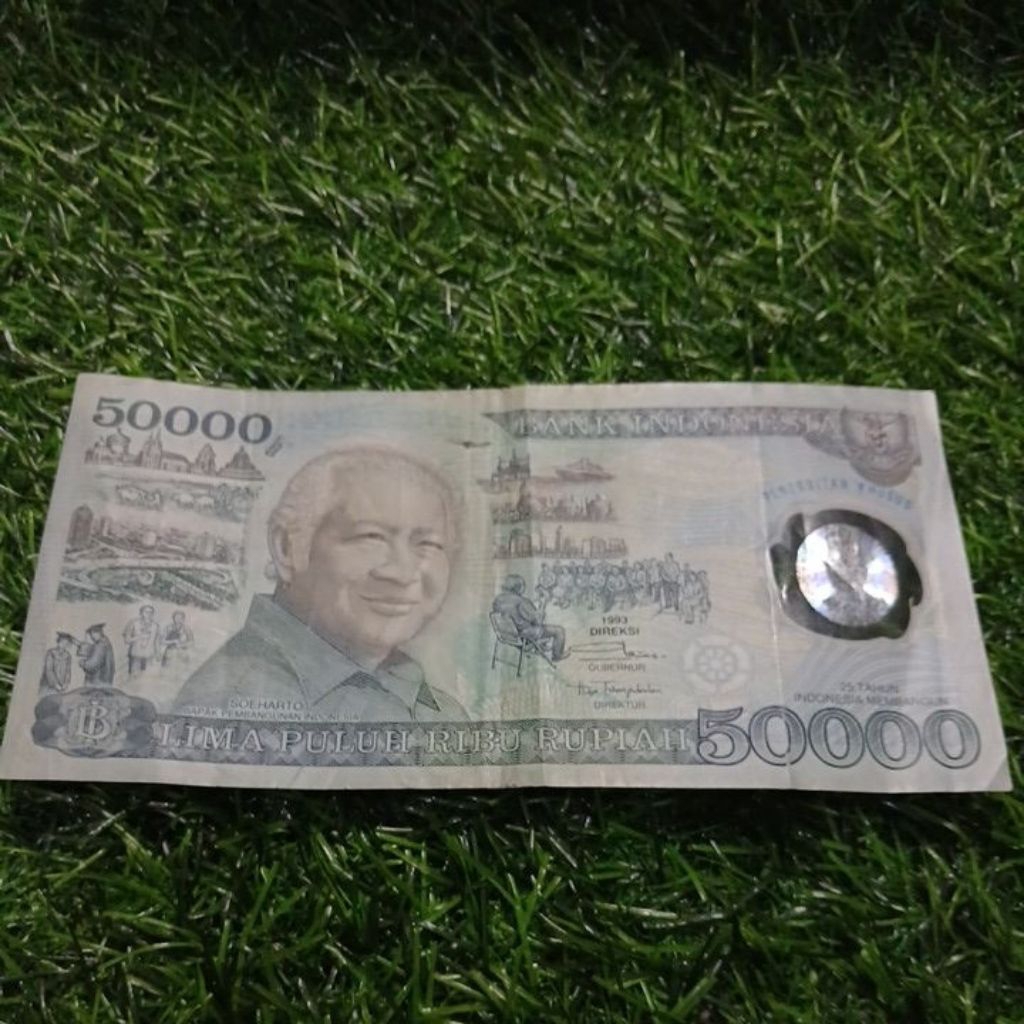50000 soeharto polimer 1993 asli murah