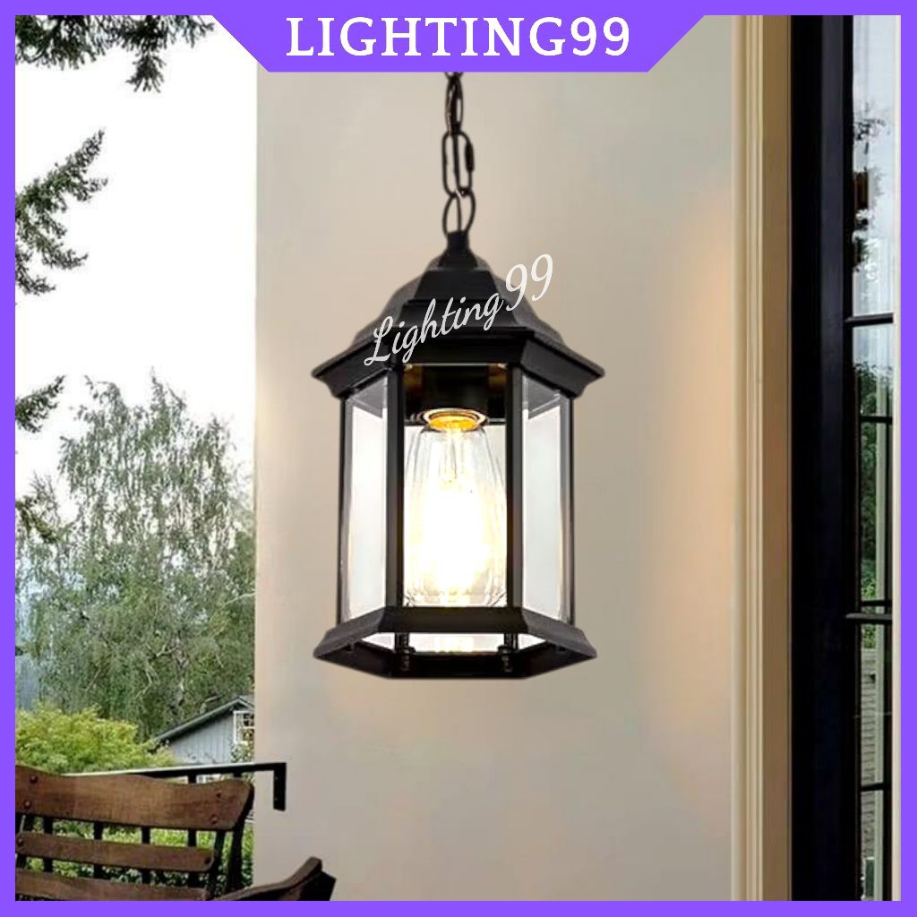 Lampu Hias Gantung Outdoor Taman Klasik