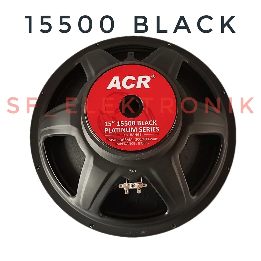 Speaker 15 Inch ACR 15500 Black 400W Outdoor
