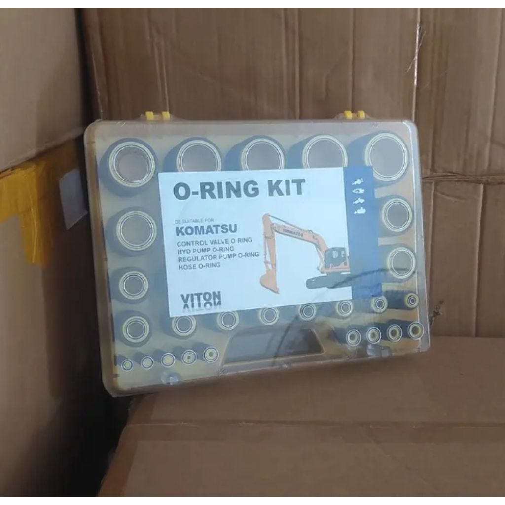 Oring Kit Box Komatsu Viton Oring Box Viton Komatsu O-Ring Service Kit Pc200 Pc200-8 Pc200-7
