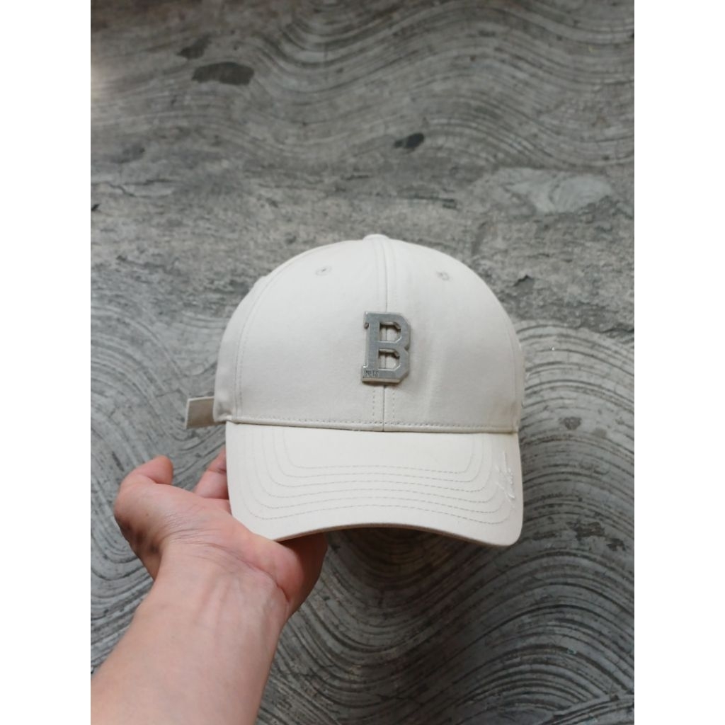 topi NBA brooklyn nets logo besi second