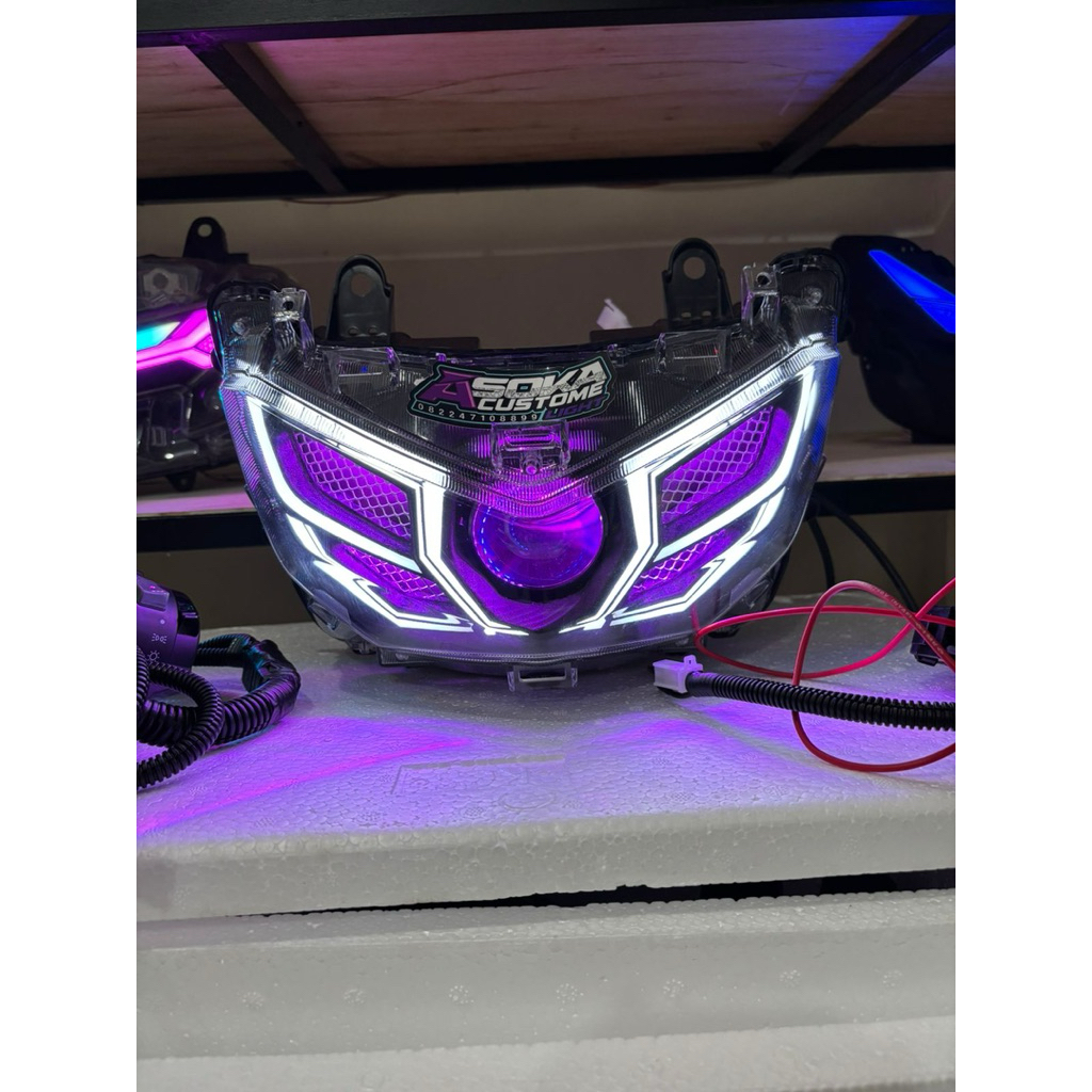 HEADLAMP COSTUM NMAX NEW