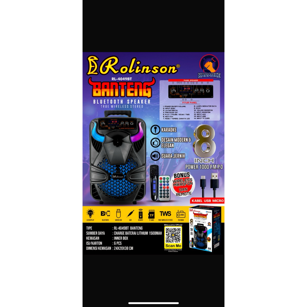 SPEAKER ROLINSON RL4049BT