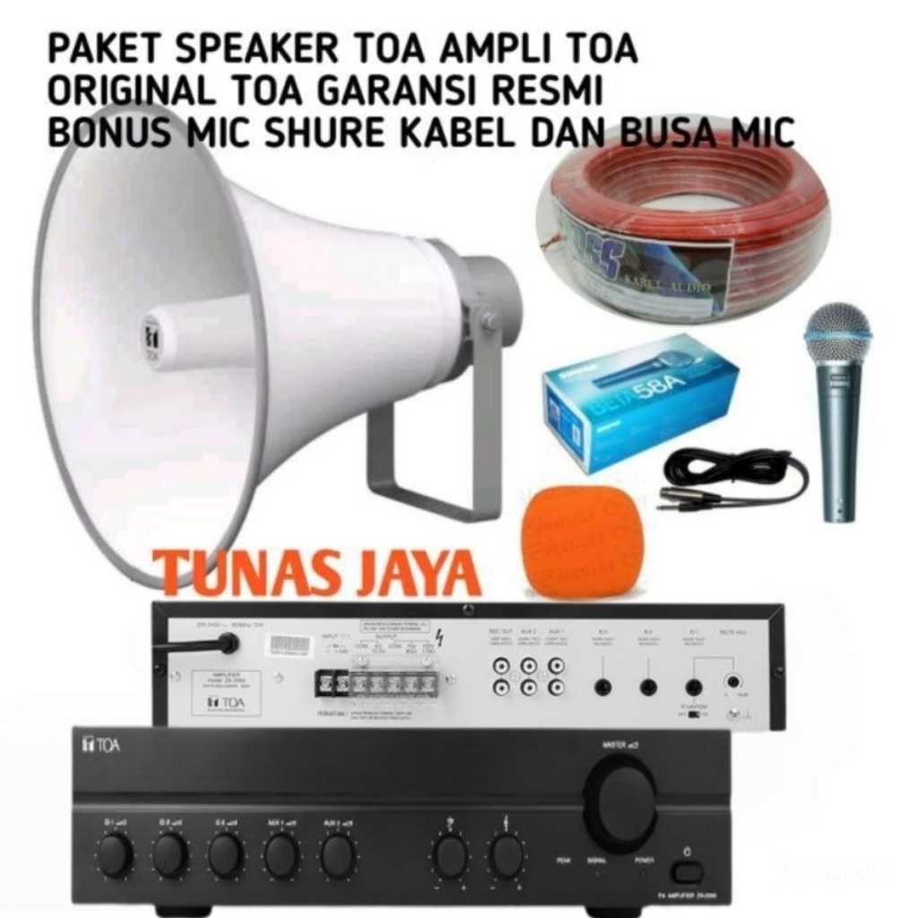 PAKET TOA SOUND MASJID DAN PAKET TOA SOUND MUSHOLLA  AMPLI TOA 2060