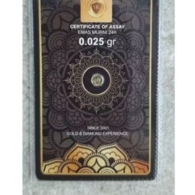 MINI GOLD 0.025 GRAM