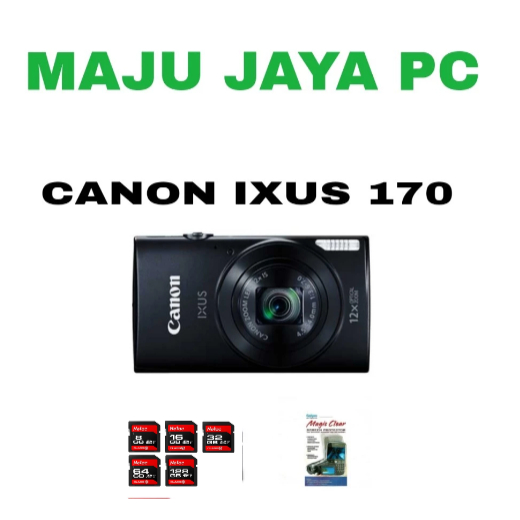 KAMERA CANON IXUS 170 BARU GARANSI DISTRIBUTOR