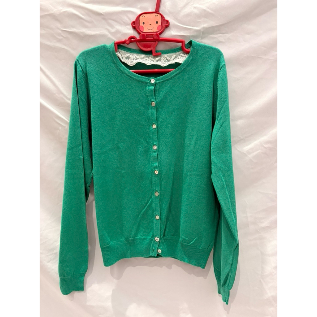 Preloved Cardigan Hijau Tosca
