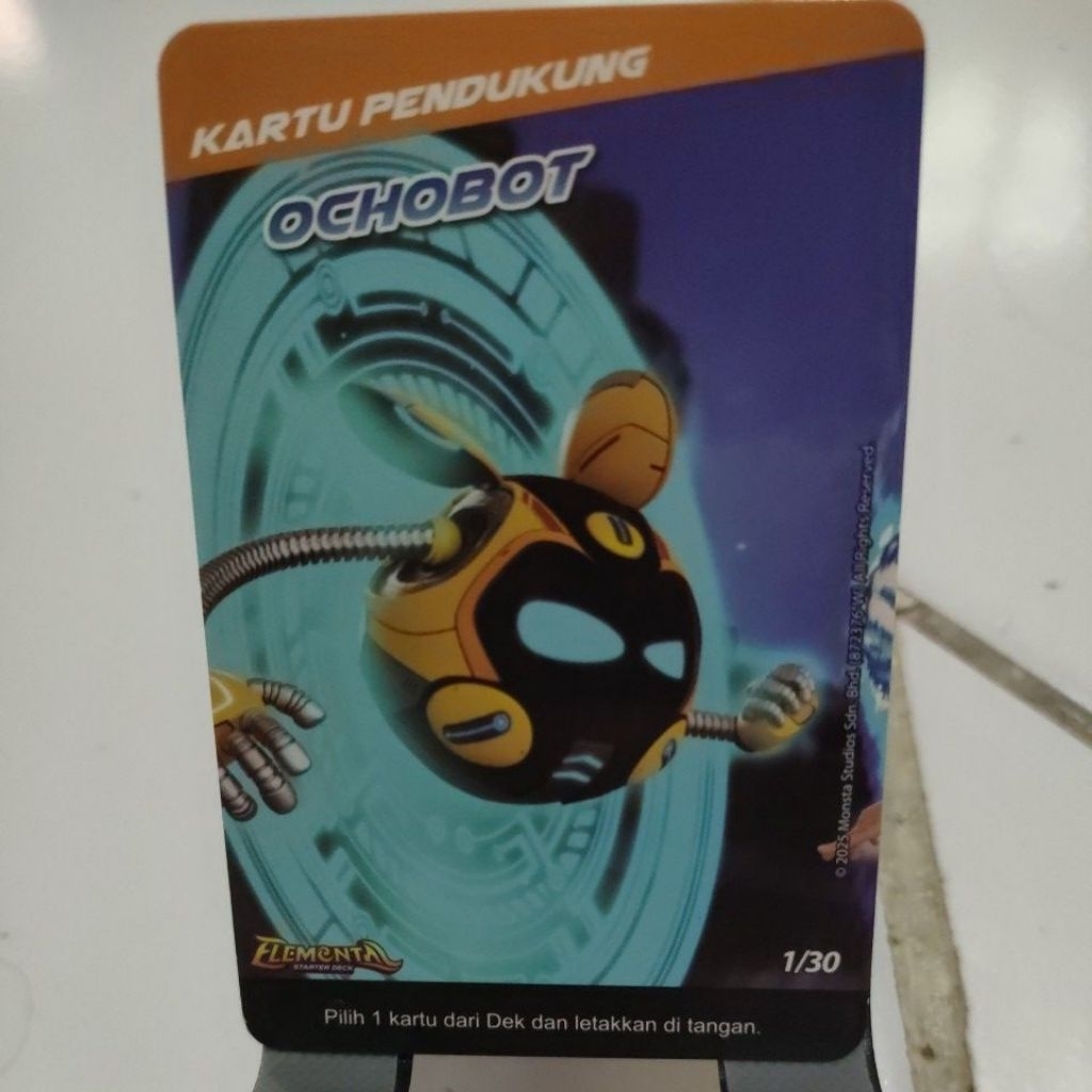 Monsta Galaxy Card Pek Elemental Kartu BoBoiBoy Ochobot Limited Edition