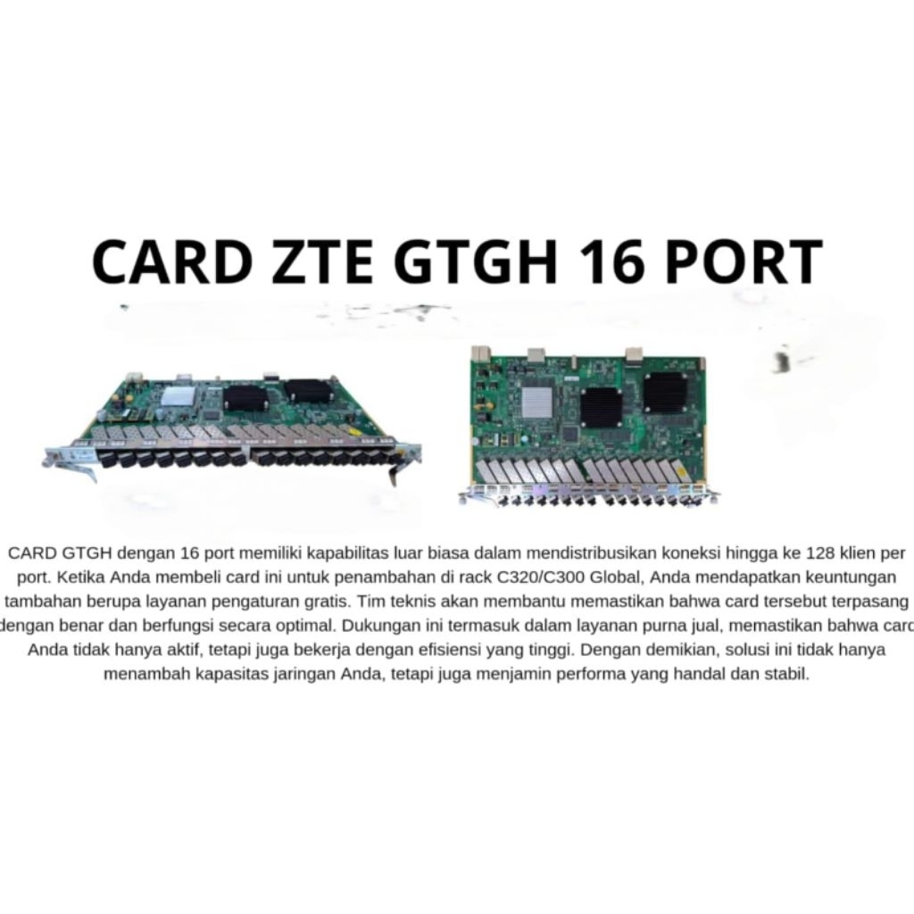 CARD GTGH ZTE 16 PORT BY GLOBAL