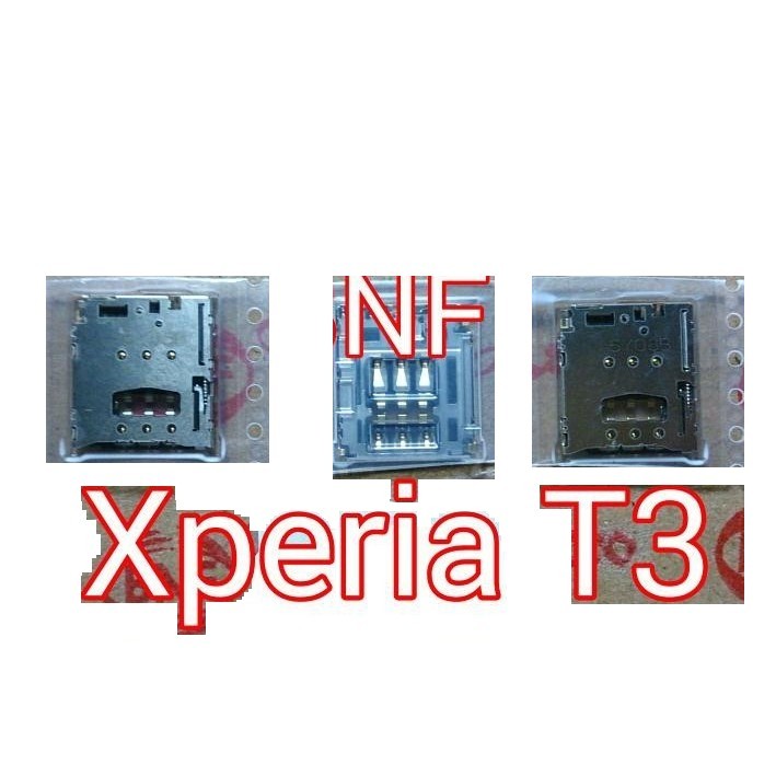 Konektor Sim - Sony Xperia T3 - D5102 - D5103.