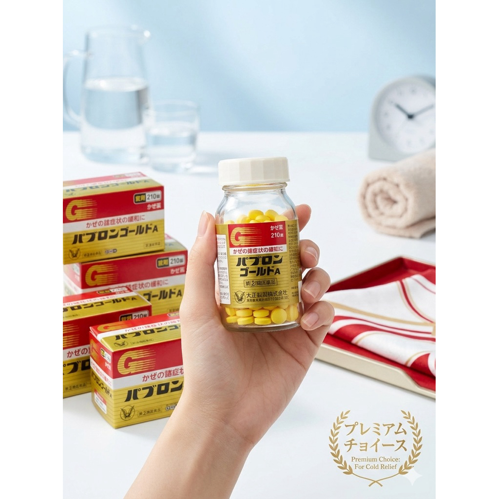 PABRON GOLD A isi 210 tablet — Obat pereda gejala Flu