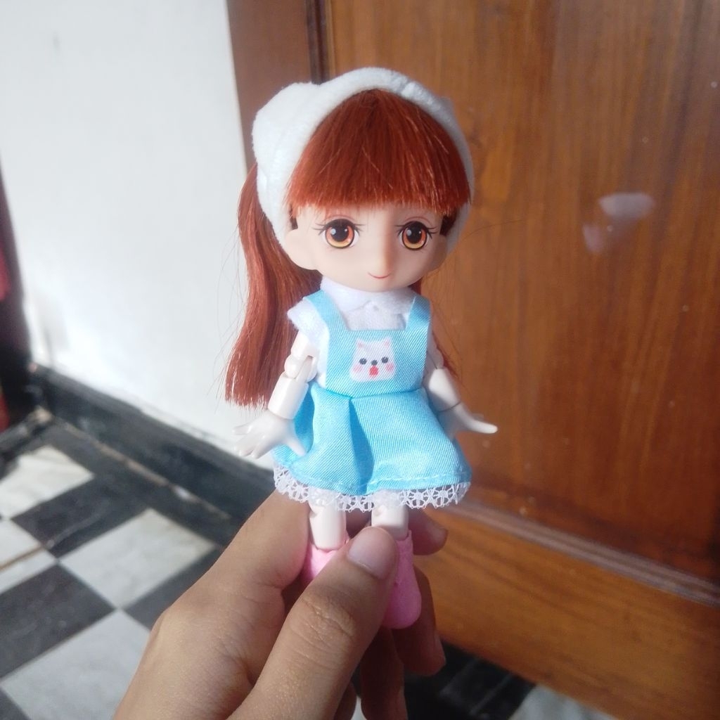 boneka mini lelia doll bjd ymy obitsu nendoroid look alike full artikulasi doll boneka barbie anime 