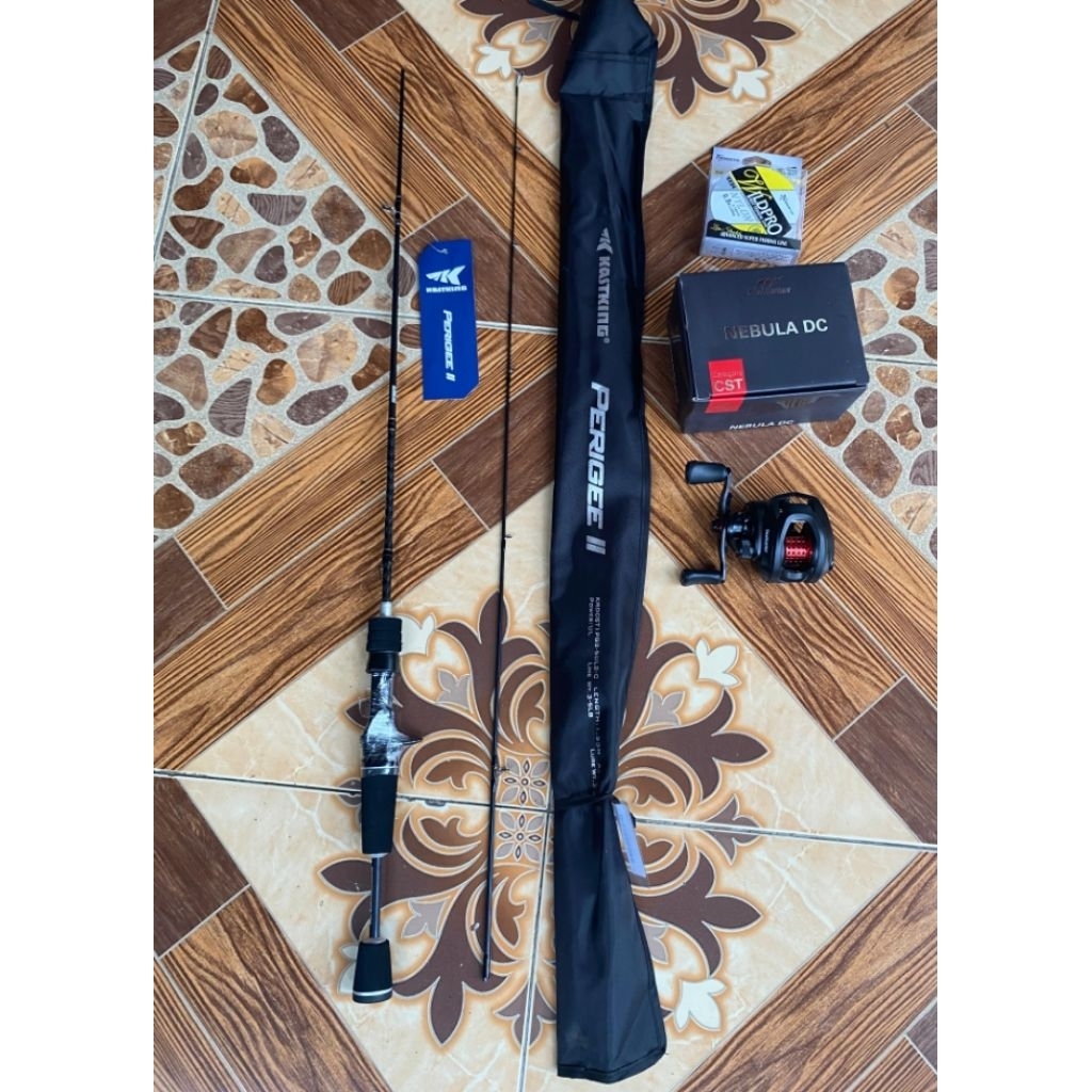 Set BC Zerox Frenzy dan Joran Kastking Perigee II