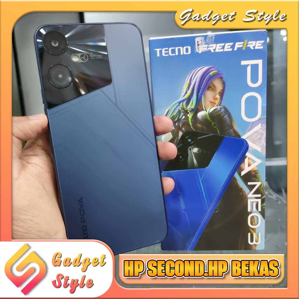 Tecno Pova Neo 3 Ram 8 Rom 128GB Second Resmi Gadget Style Store