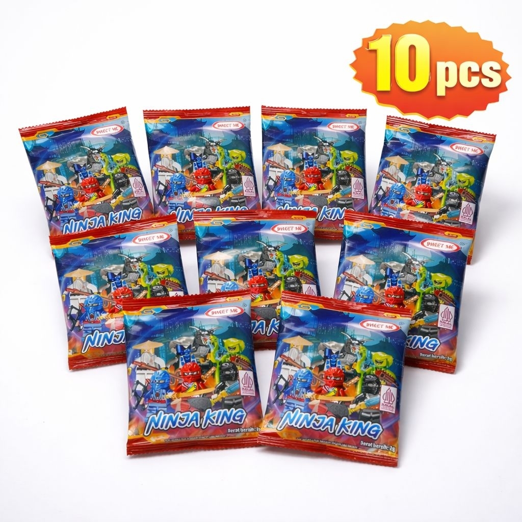 10 Pcs | Sweet Me Candy Lego NINJA KING