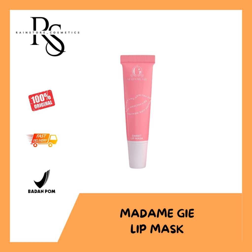 MADAME GIE Lip Mask Lip Balm Lip Scrub BPOM Original