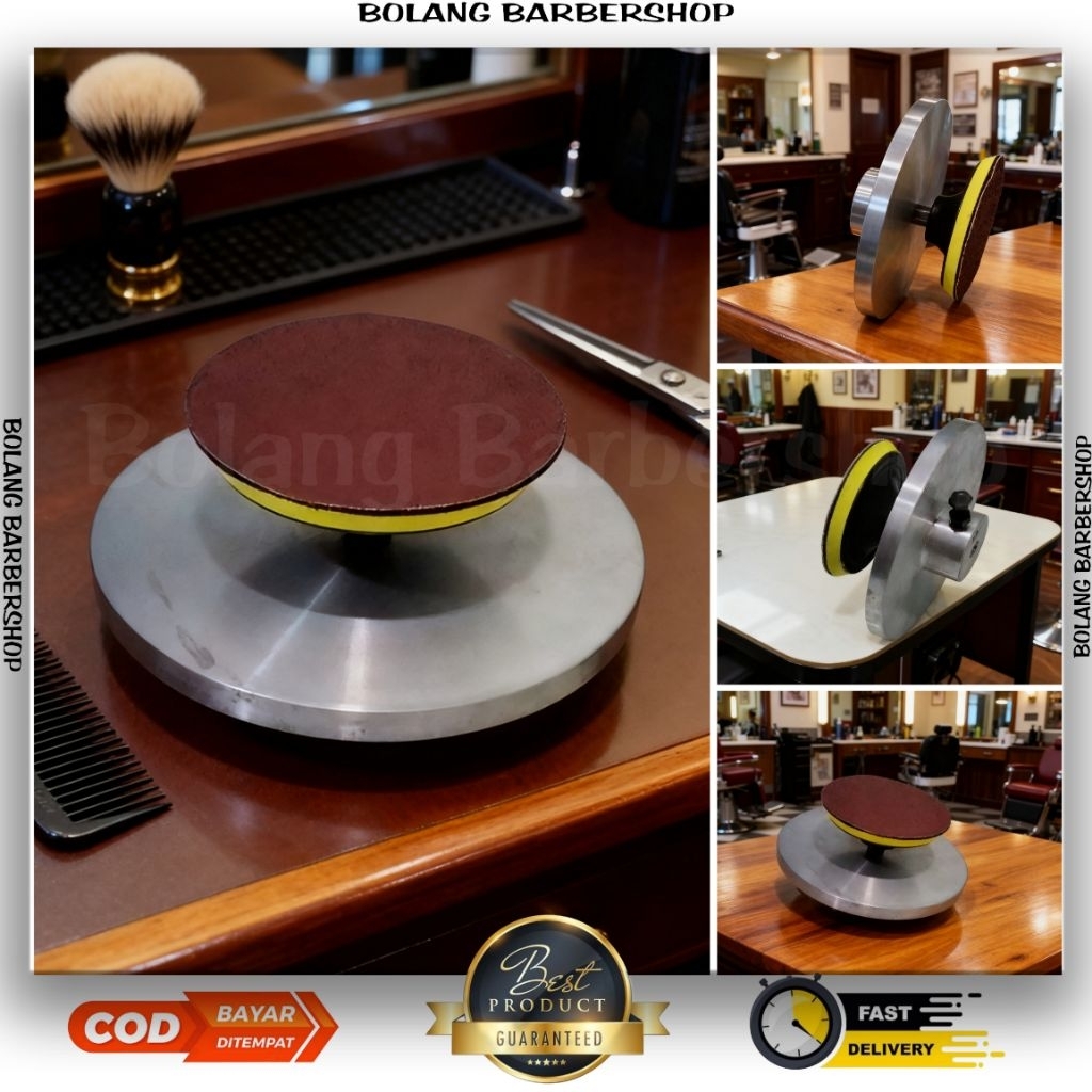 Piringan asahan mata pisau cukur rambut dan gunting Diameter 15 cm || Piringan Asahan Mata Pisau Cuk