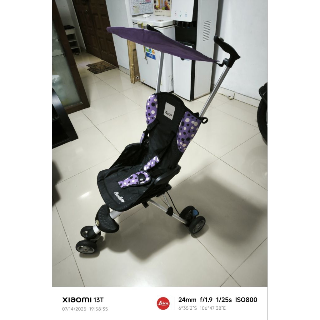 Stroller ISport Roda 3 (Purple)