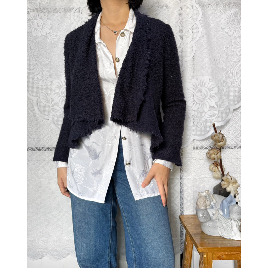 Noble Navy Tweed Blazer