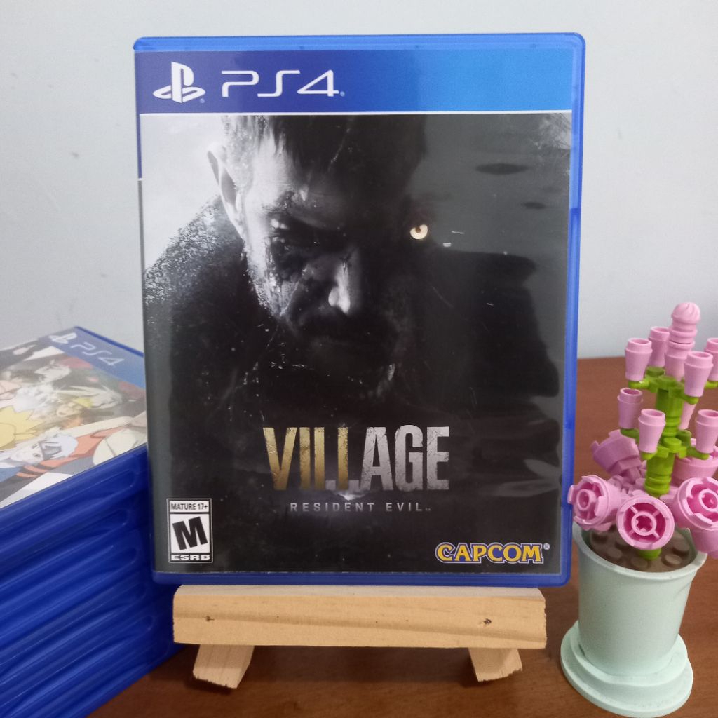 BD Kaset PS4 Resident Evil 8 VILLAGE RE VIII Game PS 4 Biohazard - Second/Bekas