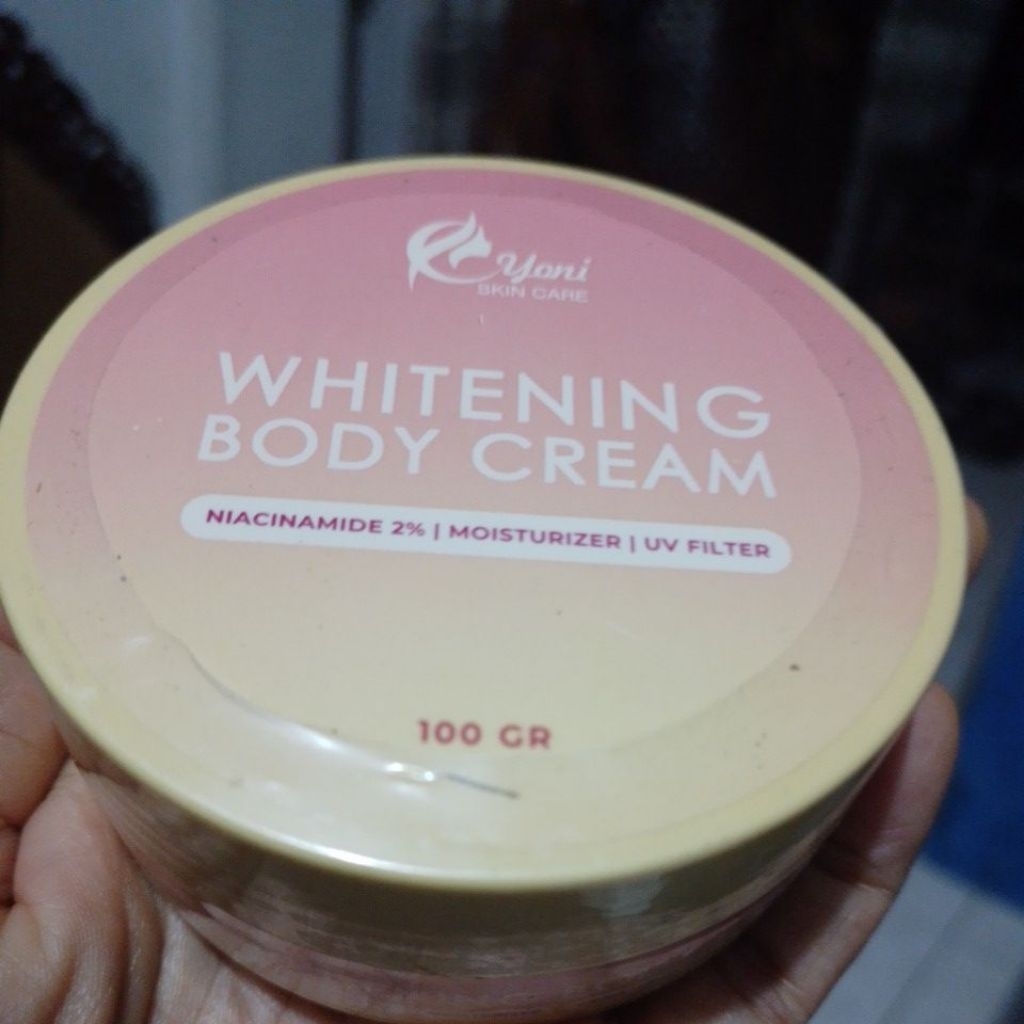 WHITENING BODY CREAM YONI SKINCARE 100GR YONI SKINCARE