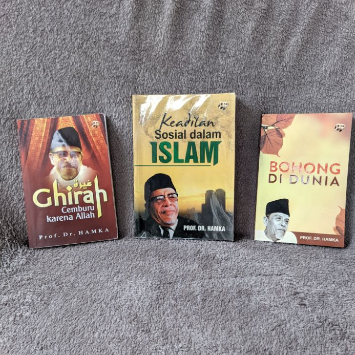 Preloved Buku Hamka 100% Original Keadilan Sosial dalam Islam, Bohong di Dunia, Ghirah