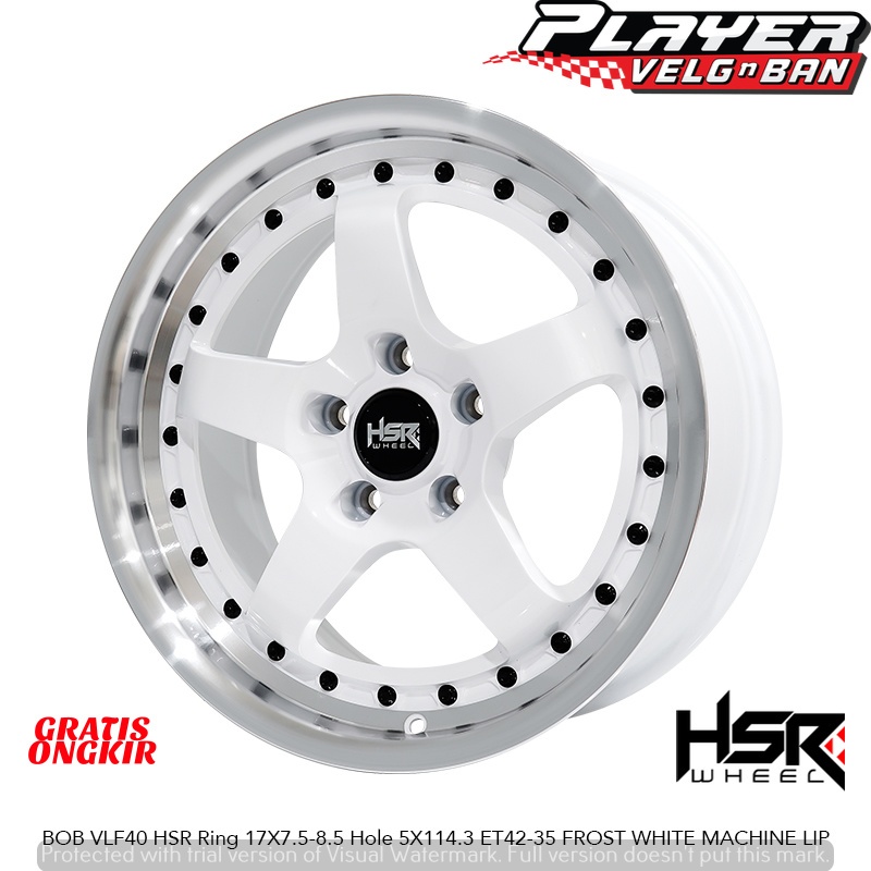 jual velg ring 17 model hsr bob velg mobil inova brv hrc camry xpander luxio taruna granmax dll