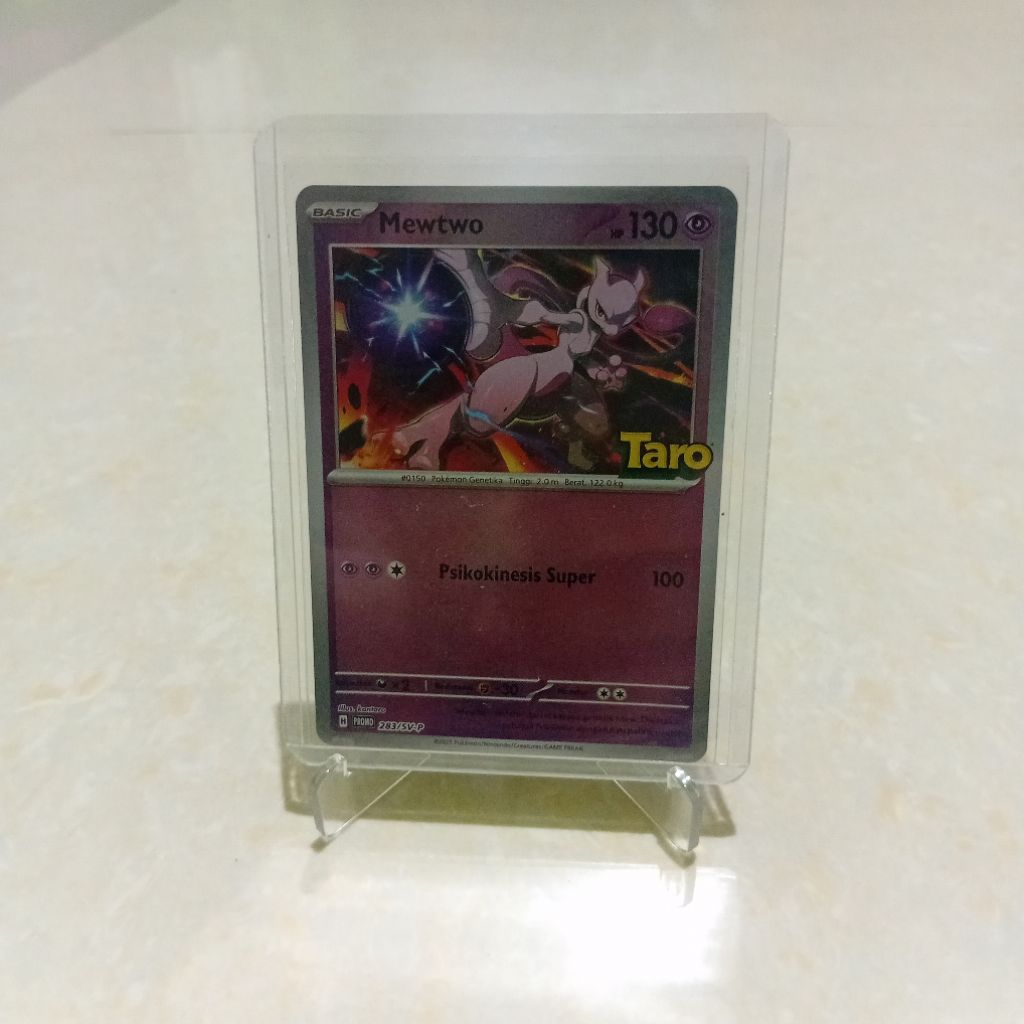 Mewtwo SV-P Promo Taro - Kartu Pokemon TCG Indonesia