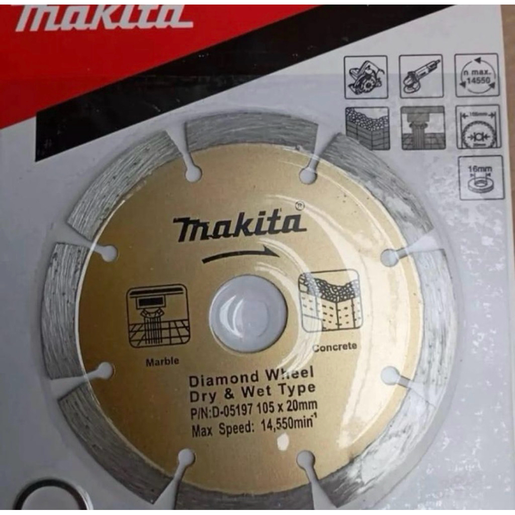 Mata gerinda /mata potong keramik 4”inch Makita