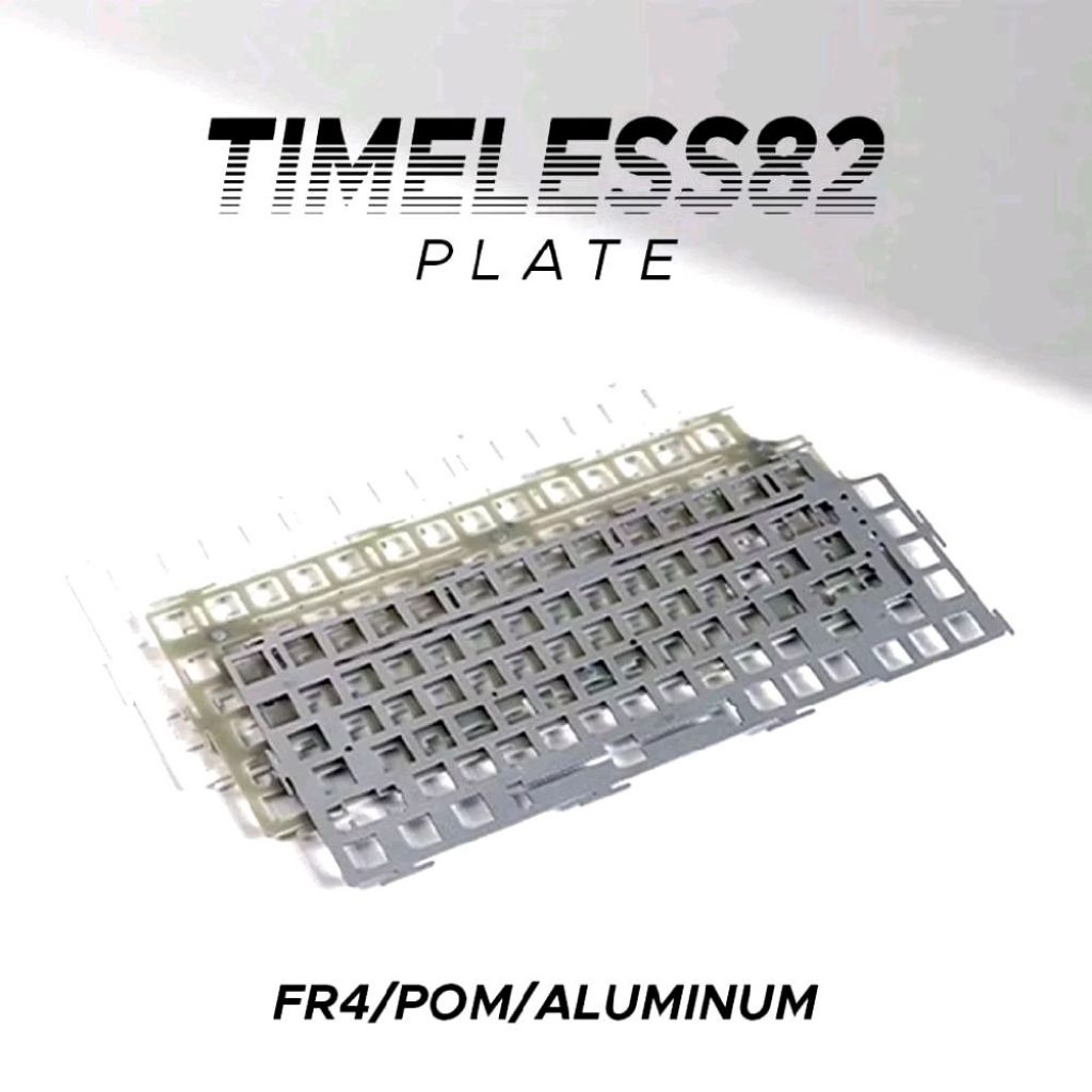 [ PROMO ] keyboard Timeless82 Additional Plate FR4 POM Aluminum