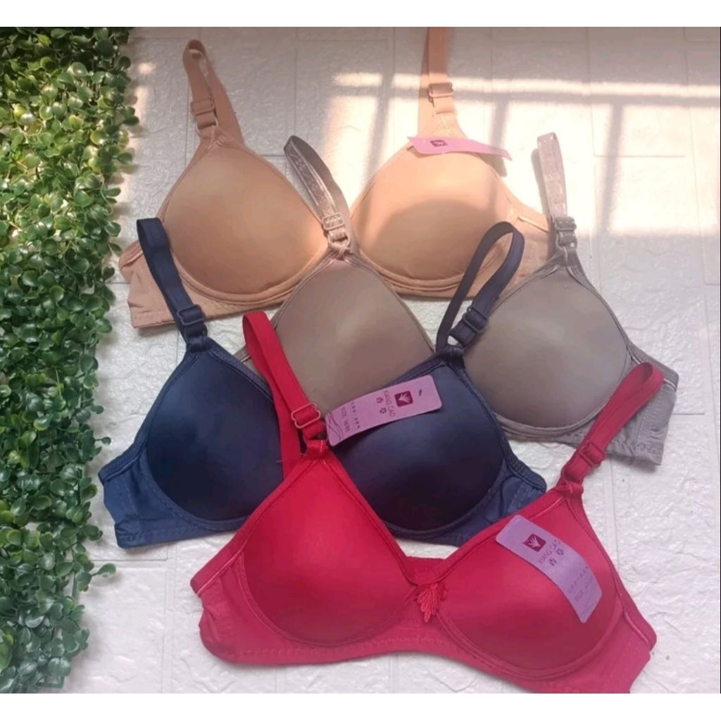 PROMO MURAH 3pcs 6pcs BH/Bra Lingcao Katun Premium