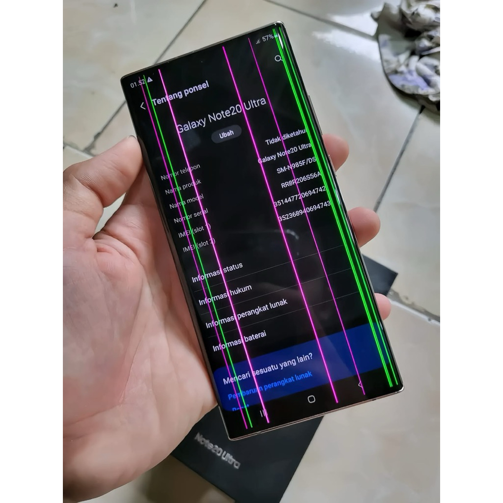 Samsung Note 20Ultra Sein