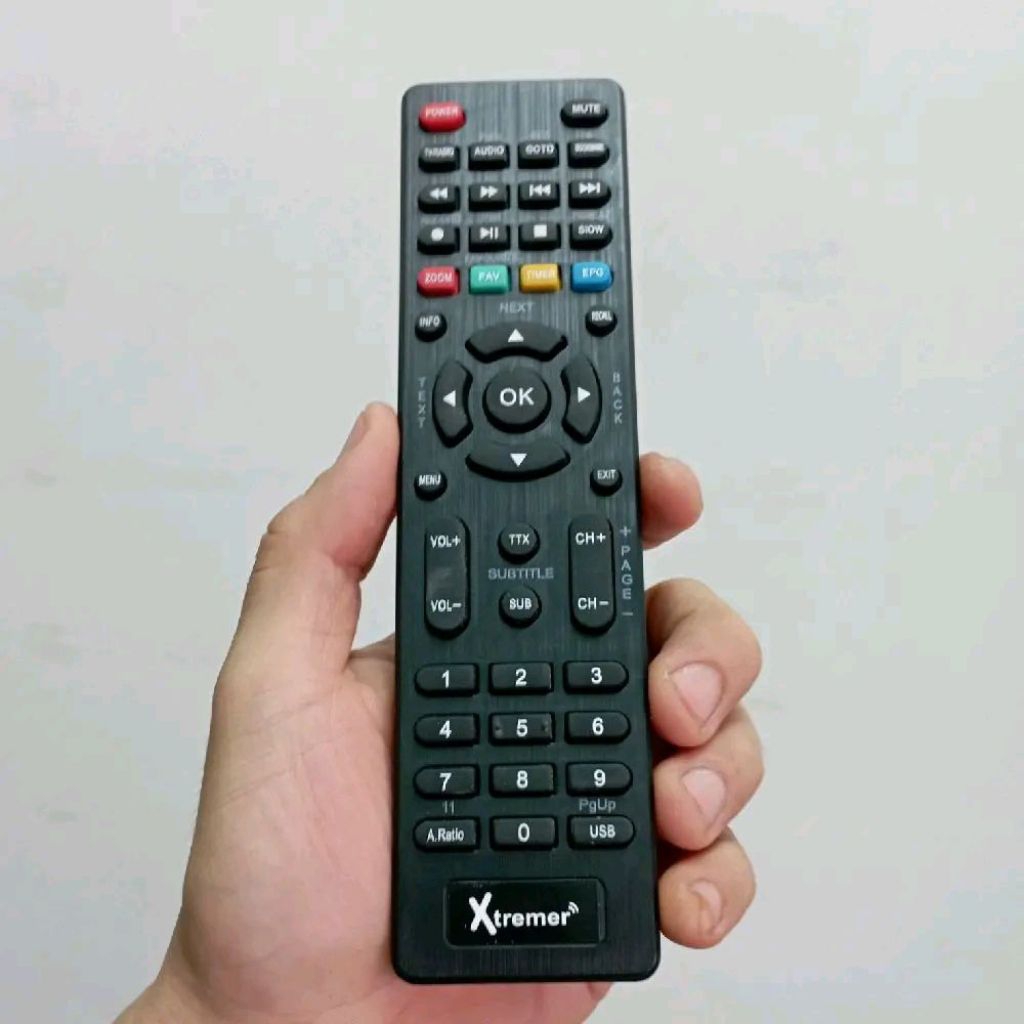 Remote Remot Set Top Box STB DVB-T2 Digital TV Pengganti Tanpa Setting Xtreamer Bien 1