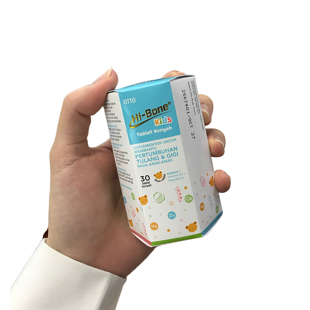 Hibone Kids Tablet Kunyah 30s Suplemen Tulang Anak