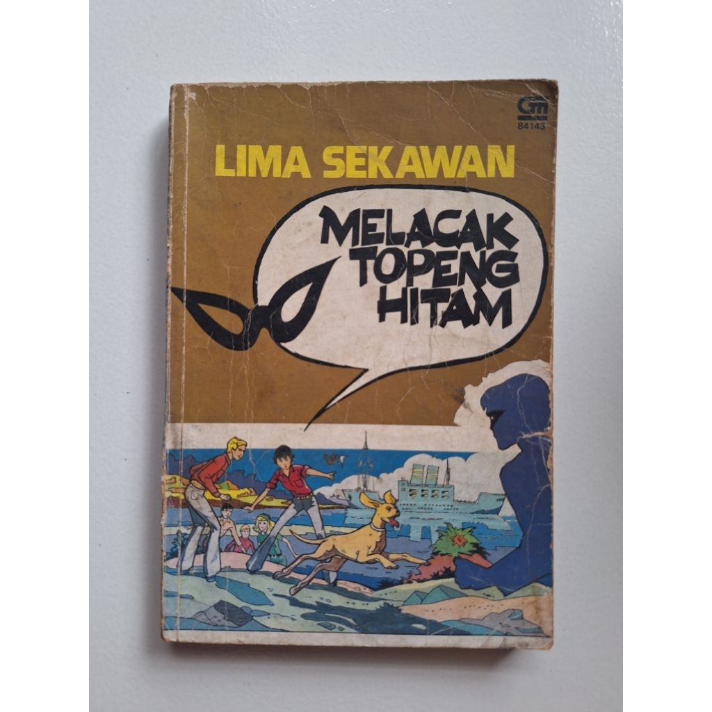Novel Lima Sekawan 7: Melacak Topeng Hitam - Enid Blyton - Claude Voilier