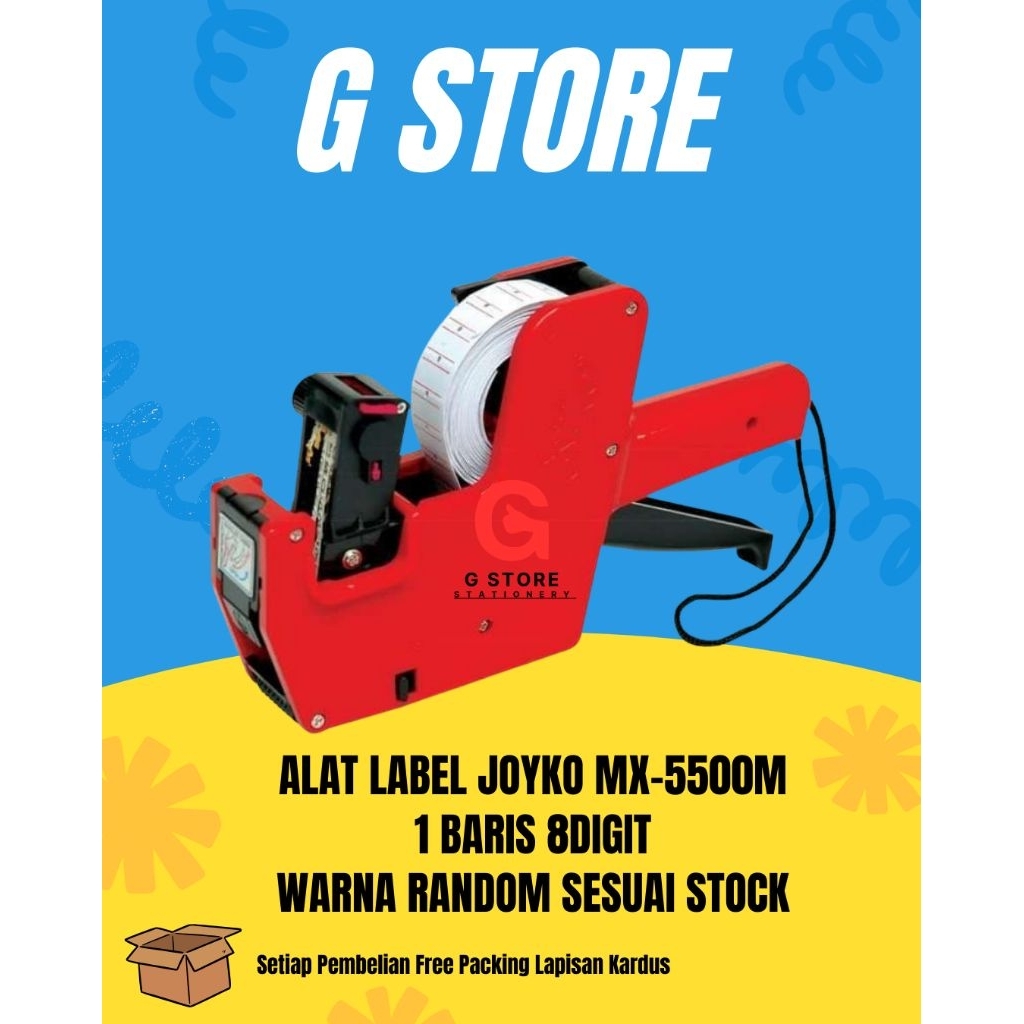 Alat Label JOYKO MX-5500M 1 Baris 8 Digit / Price Labeller / Alat Label Expired